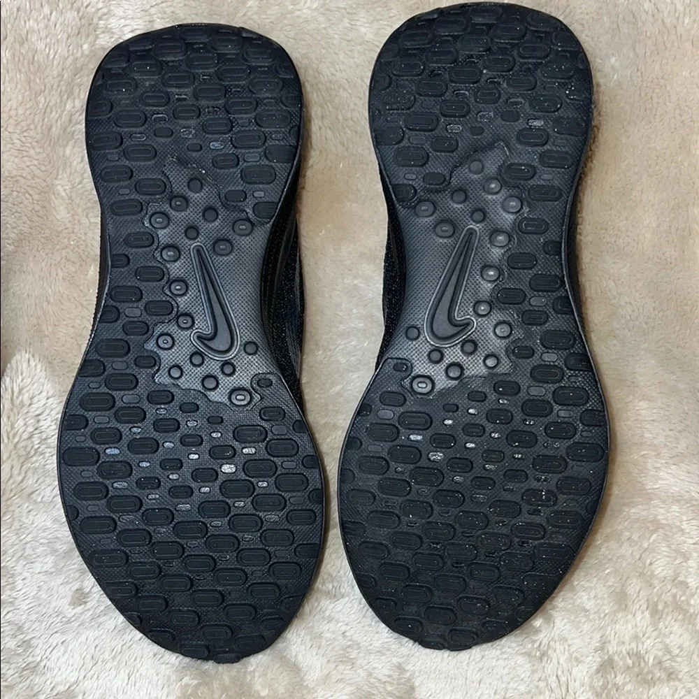 Nike Black Mesh Running Shoes‎